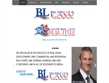 Tablet Screenshot of ericborgialaw.com